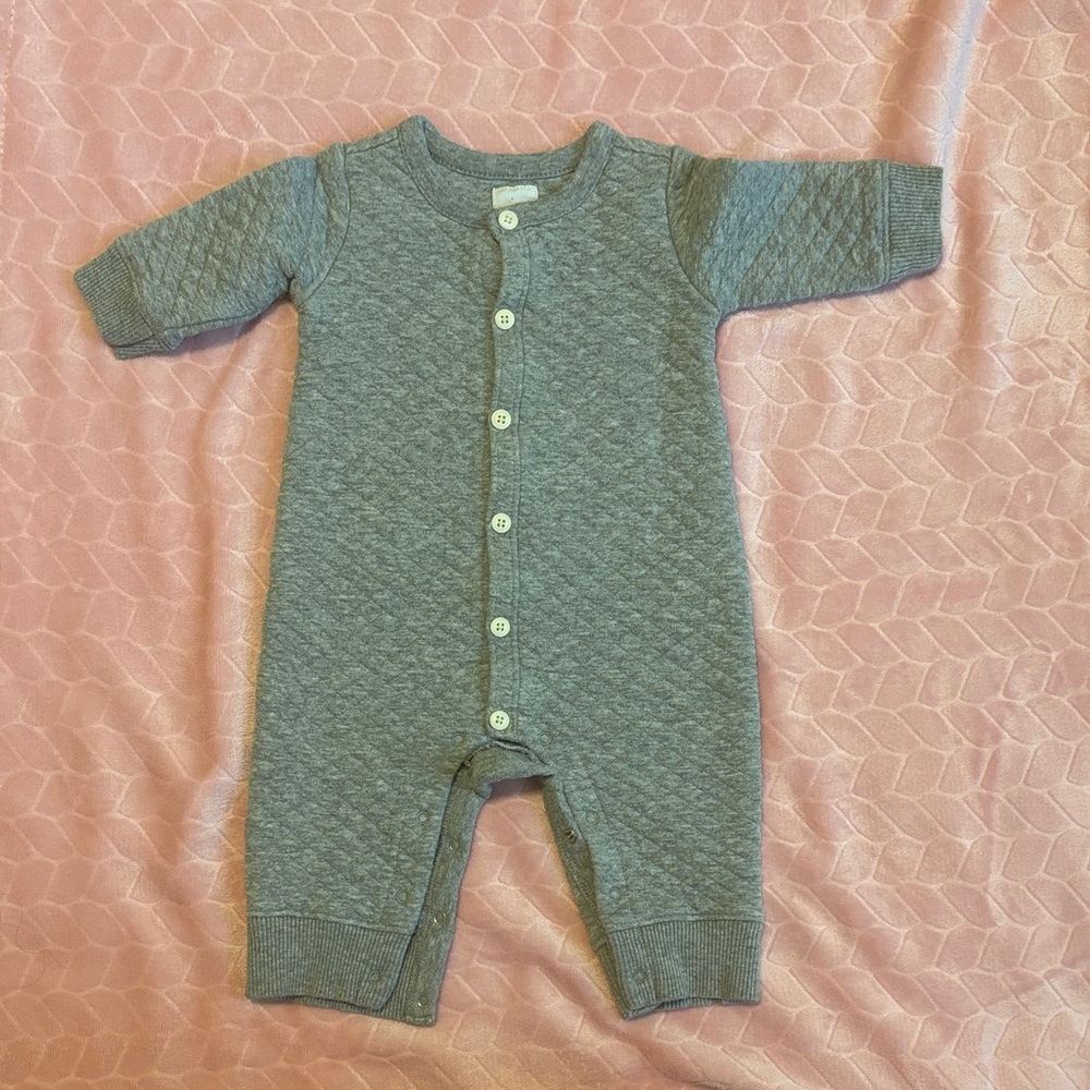 GAP Quilted Gray Kids Coverall